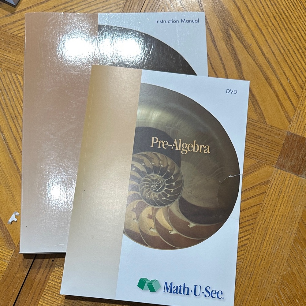 Math-U-See Pre-Algebra Instruction Manual & lesson DVDs - Picture 2 of 4